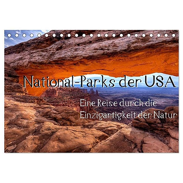 National-Parks der USA (Tischkalender 2025 DIN A5 quer), CALVENDO Monatskalender, Calvendo, Thomas Klinder