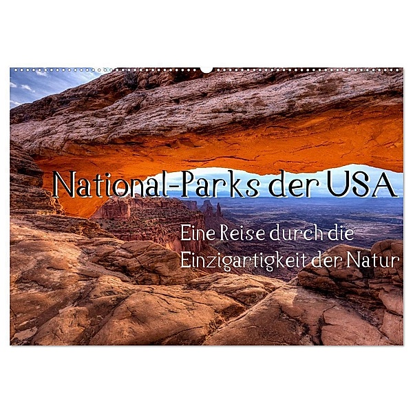 National-Parks der USA (Wandkalender 2024 DIN A2 quer), CALVENDO Monatskalender, Thomas Klinder