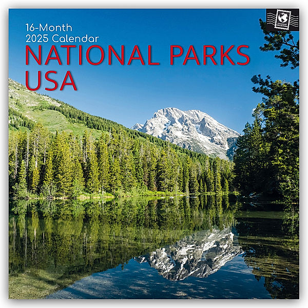 National Parks USA 2025 - 16-Monatskalender, Gifted Stationery Co. Ltd