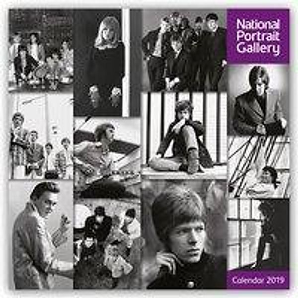 National Portrait Gallery - 60s Rock Icons Wall Calendar 201