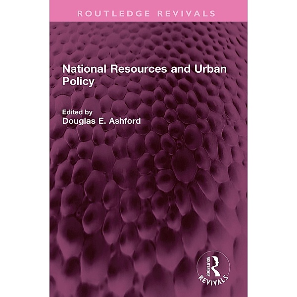 National Resources and Urban Policy