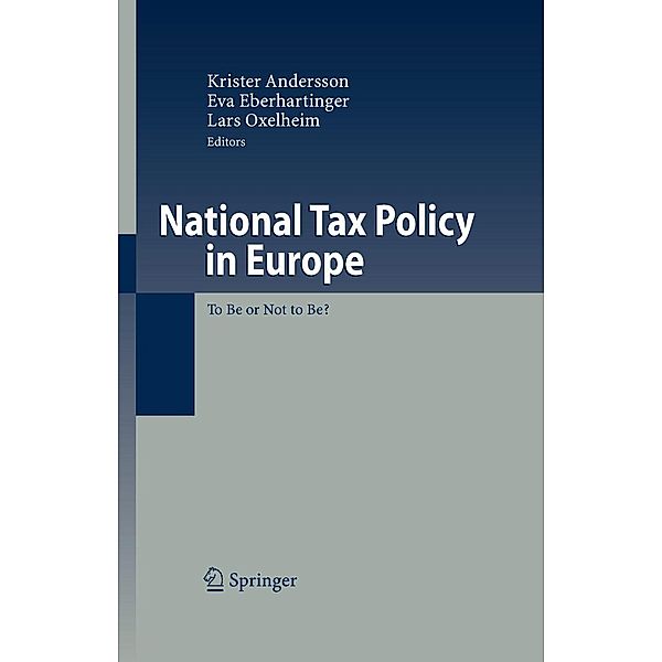 National Tax Policy in Europe