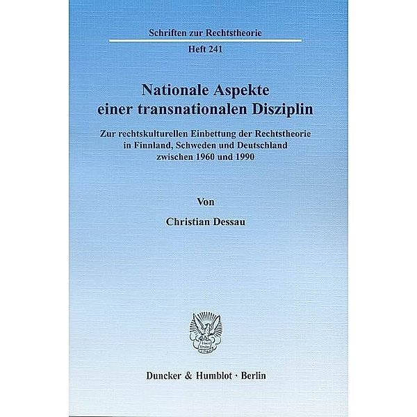 Nationale Aspekte einer transnationalen Disziplin., Christian Dessau