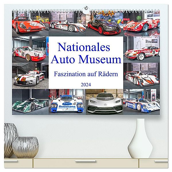 Nationales Auto Museum, Faszination auf Rädern (hochwertiger Premium Wandkalender 2024 DIN A2 quer), Kunstdruck in Hochglanz, Calvendo, Bodo Schmidt Photography