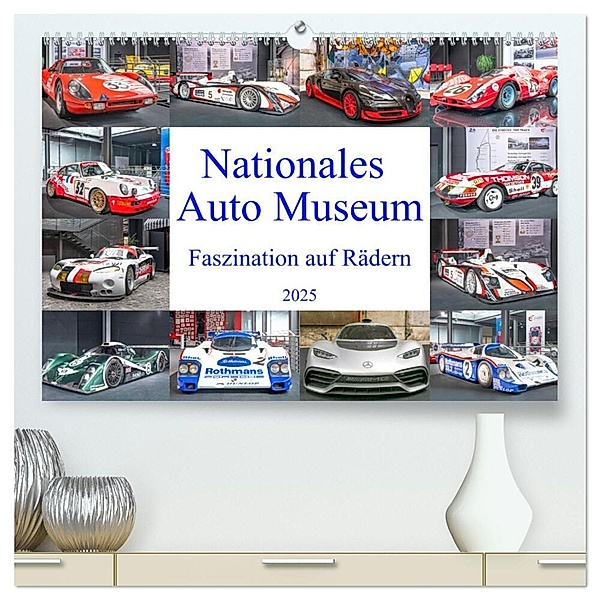Nationales Auto Museum, Faszination auf Rädern (hochwertiger Premium Wandkalender 2025 DIN A2 quer), Kunstdruck in Hochglanz, Calvendo, Bodo Schmidt Photography