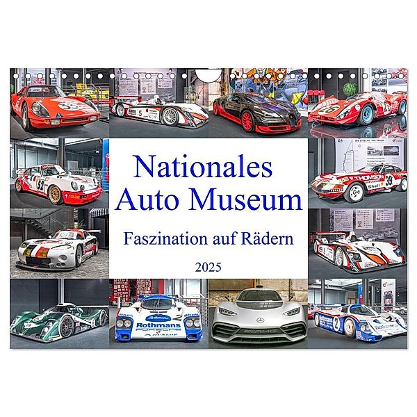 Nationales Auto Museum, Faszination auf Rädern (Wandkalender 2025 DIN A4 quer), CALVENDO Monatskalender, Calvendo, Bodo Schmidt Photography