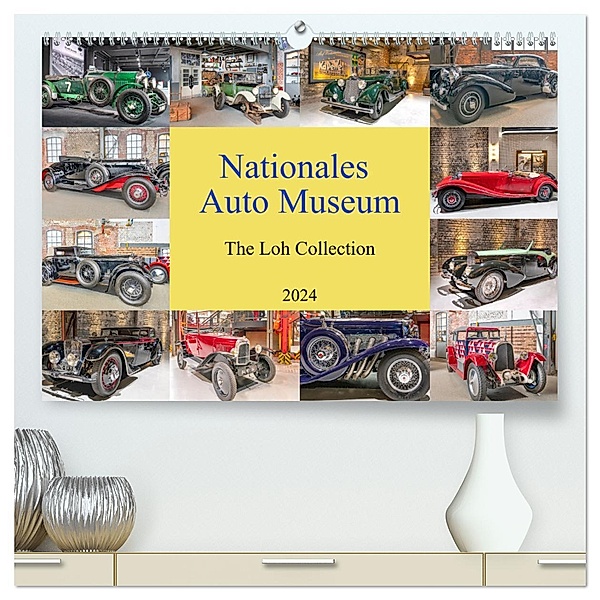 Nationales Auto Museum, The Loh Collection (hochwertiger Premium Wandkalender 2024 DIN A2 quer), Kunstdruck in Hochglanz, Calvendo, Bodo-Schmidt-Photography