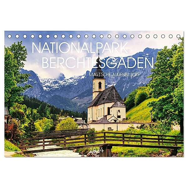 Nationalpark Berchtesgaden- Magische Augenblicke (Tischkalender 2024 DIN A5 quer), CALVENDO Monatskalender, Jakob Hillen