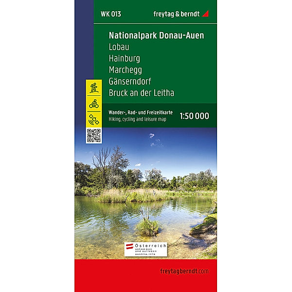 Nationalpark Donau-Auen, Wander-, Rad- und Freizeitkarte 1:50.000, WK 015