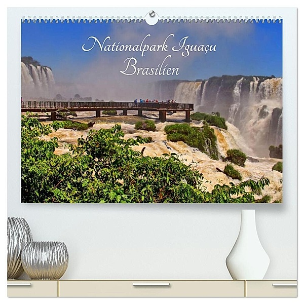 Nationalpark Iguaçu Brasilien (hochwertiger Premium Wandkalender 2024 DIN A2 quer), Kunstdruck in Hochglanz, M. Polok