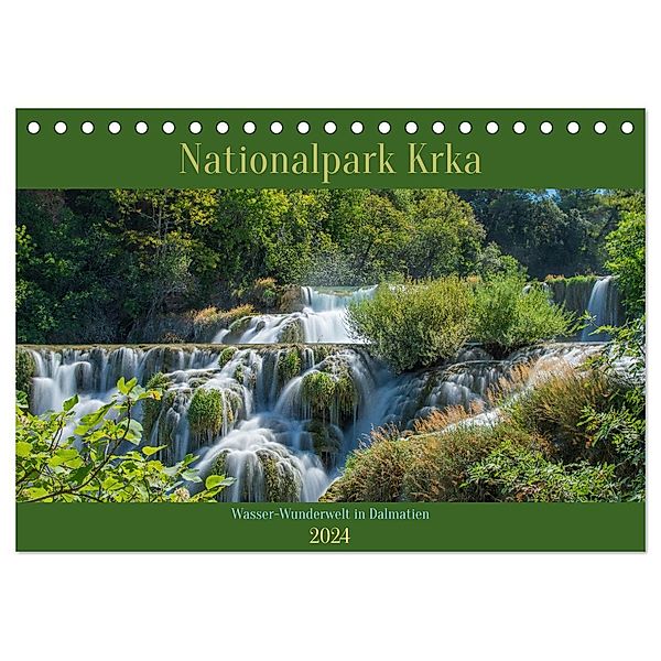 Nationalpark Krka - Wasser-Wunderwelt in Dalmatien (Tischkalender 2024 DIN A5 quer), CALVENDO Monatskalender, Calvendo, Markus A. R. Langlotz