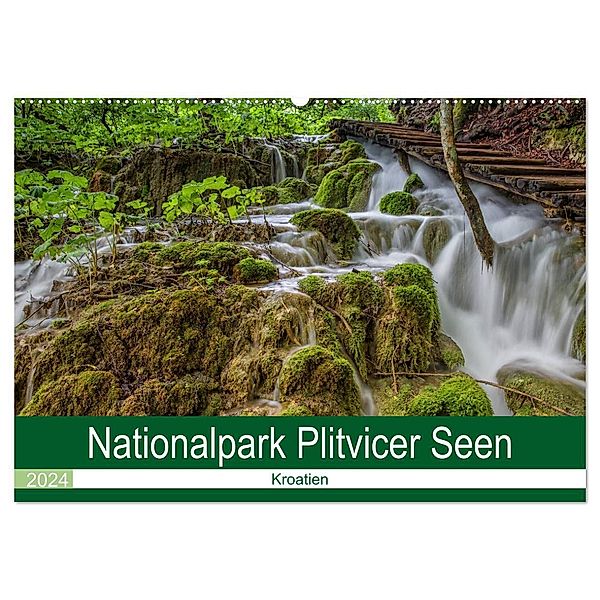 Nationalpark Plitvicer Seen (Wandkalender 2024 DIN A2 quer), CALVENDO Monatskalender, Heiko Eschrich - HeschFoto