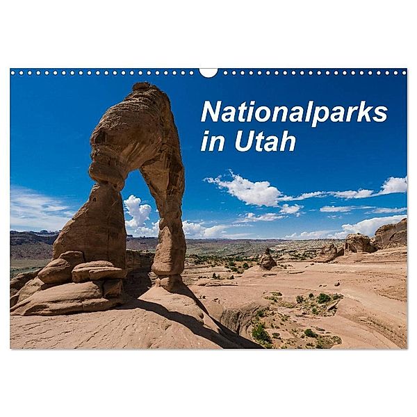 Nationalparks in Utah (Wandkalender 2024 DIN A3 quer), CALVENDO Monatskalender, Rolf Hitzbleck