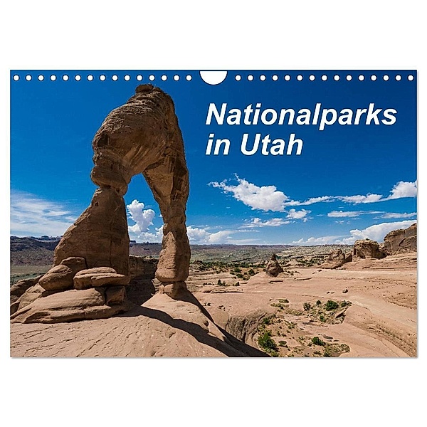 Nationalparks in Utah (Wandkalender 2024 DIN A4 quer), CALVENDO Monatskalender, Rolf Hitzbleck