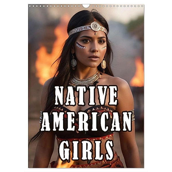 Native American Girls (Wandkalender 2025 DIN A3 hoch), CALVENDO Monatskalender, Calvendo, ShirtScene