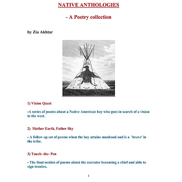 Native Anthologies, Zia Akhtar