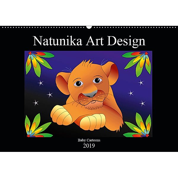Natunika Art Design - Baby Cartoons 2019 (Wandkalender 2019 DIN A2 quer), Natunika Melina Jarow