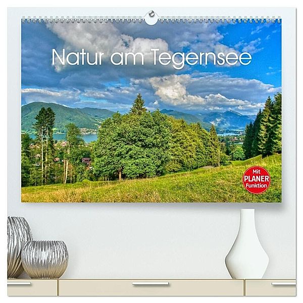 Natur am Tegernsee (hochwertiger Premium Wandkalender 2025 DIN A2 quer), Kunstdruck in Hochglanz, Calvendo, Ralf Wittstock