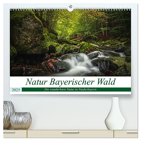Natur Bayerischer Wald (hochwertiger Premium Wandkalender 2025 DIN A2 quer), Kunstdruck in Hochglanz, Calvendo, Fotografie Thilo Wagner
