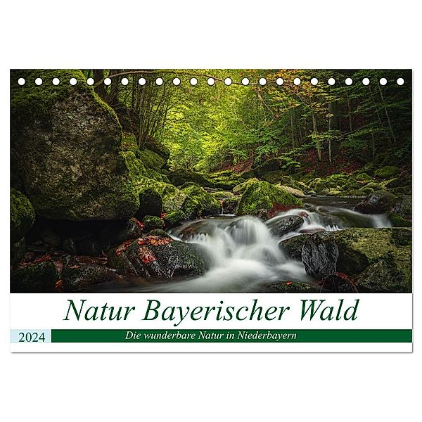 Natur Bayerischer Wald (Tischkalender 2024 DIN A5 quer), CALVENDO Monatskalender, Fotografie Thilo Wagner