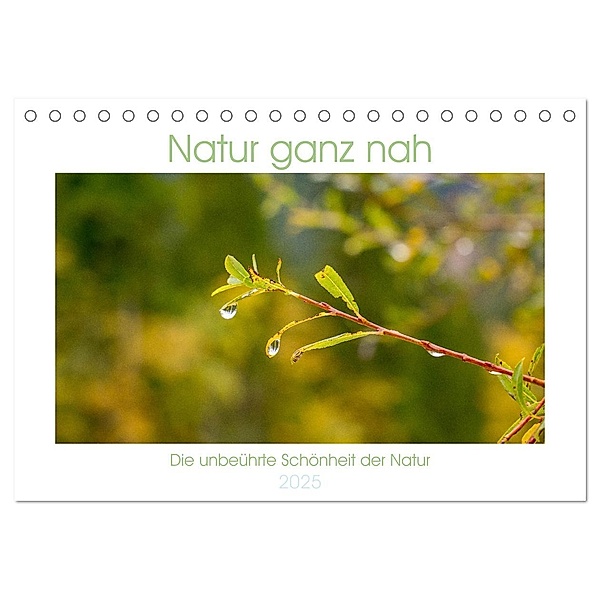 Natur hautnah Kalender (Tischkalender 2025 DIN A5 quer), CALVENDO Monatskalender, Calvendo, Alexander Säger