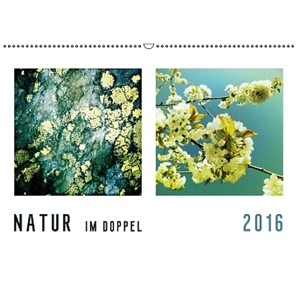 NATUR im Doppel 2016 (Wandkalender 2016 DIN A2 quer), Simone Kuhn