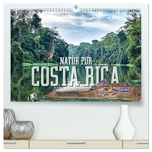 Natur pur, Costa Rica (hochwertiger Premium Wandkalender 2025 DIN A2 quer), Kunstdruck in Hochglanz, Calvendo, Dieter Gödecke