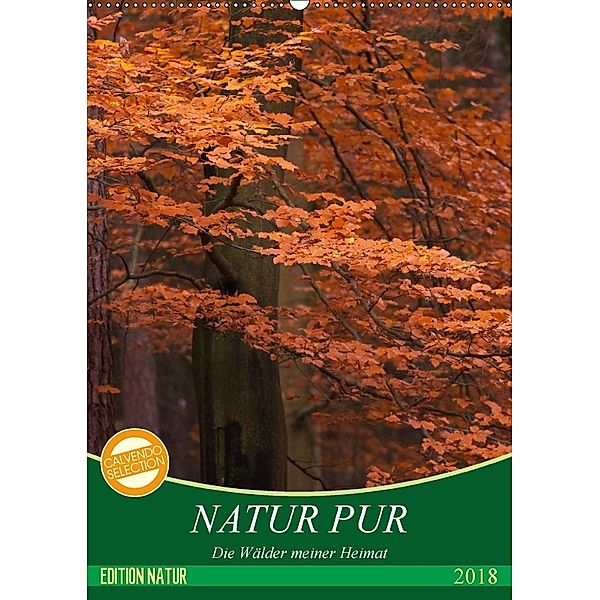 NATUR PUR - Die Wälder meiner Heimat (Wandkalender 2018 DIN A2 hoch) Dieser erfolgreiche Kalender wurde dieses Jahr mit, Karin Dietzel