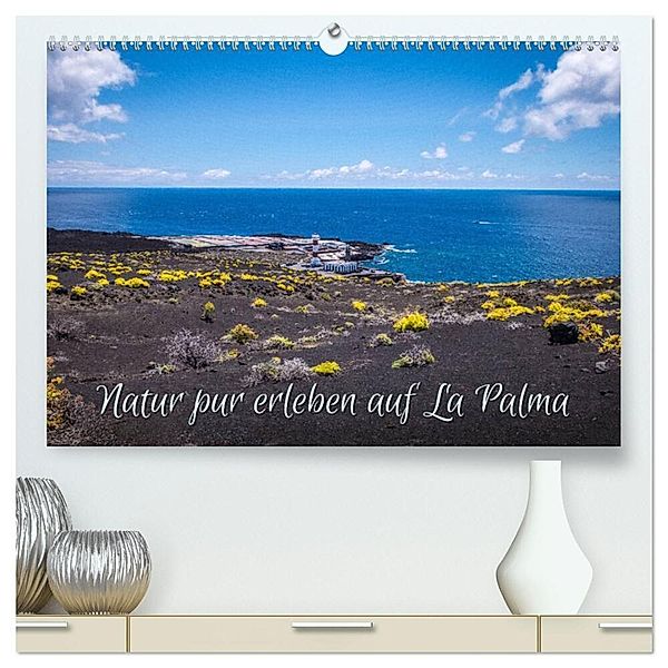 Natur pur erleben auf La Palma (hochwertiger Premium Wandkalender 2024 DIN A2 quer), Kunstdruck in Hochglanz, Emel Malms