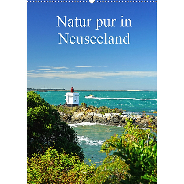Natur pur in Neuseeland (Wandkalender immerwährend DIN A2 hoch), Beate Bussenius