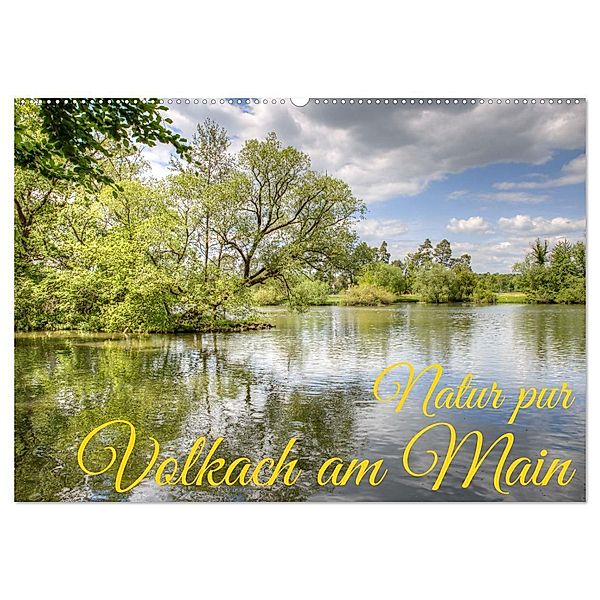 Natur pur - Volkach am Main (Wandkalender 2025 DIN A2 quer), CALVENDO Monatskalender, Calvendo, saschahaas photography