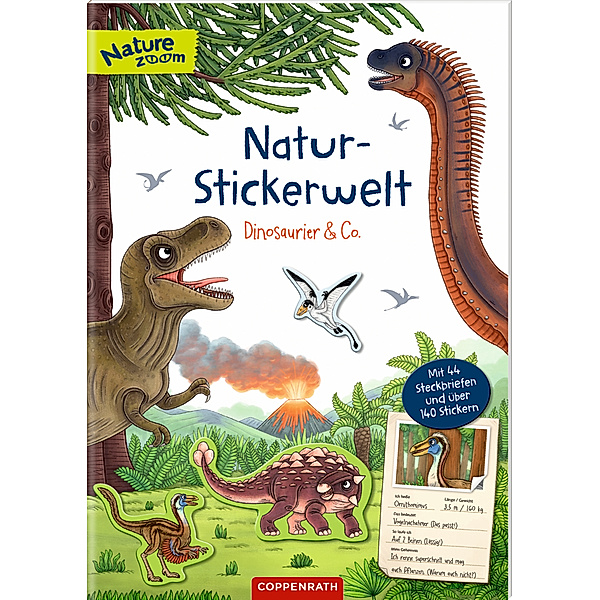 Natur-Stickerwelt - Dinosaurier & Co.