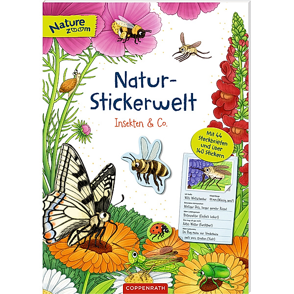 Natur-Stickerwelt - Insekten & Co.