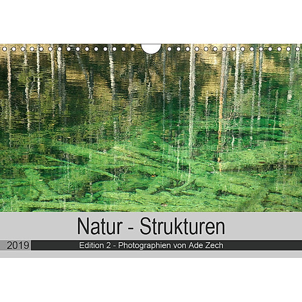 Natur - Strukturen / Edition 2 (Wandkalender 2019 DIN A4 quer), Ade Zech