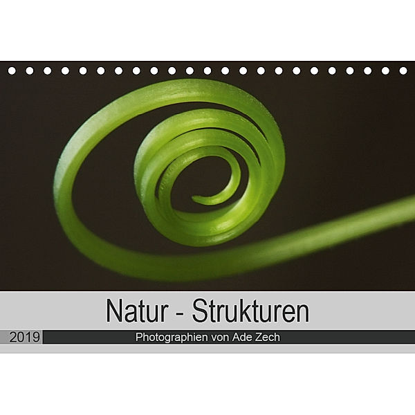 Natur - Strukturen (Tischkalender 2019 DIN A5 quer), Ade Zech