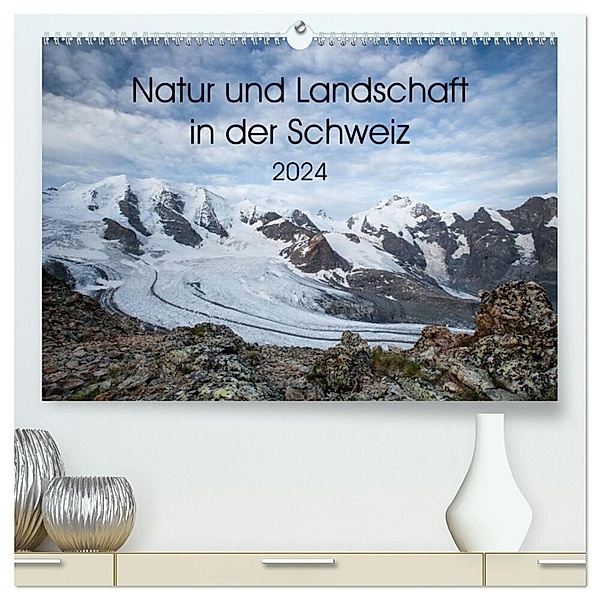 Natur und Landschaft in der Schweiz (hochwertiger Premium Wandkalender 2024 DIN A2 quer), Kunstdruck in Hochglanz, Anna-Barbara Utelli