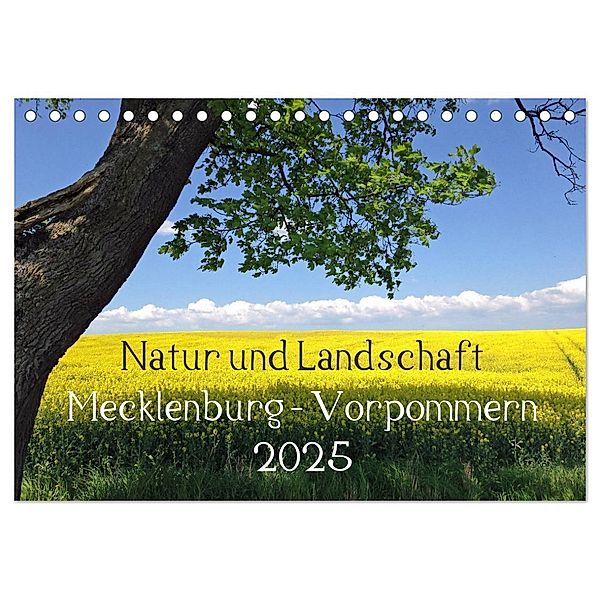 Natur und Landschaft Mecklenburg - Vorpommern 2025 (Tischkalender 2025 DIN A5 quer), CALVENDO Monatskalender, Calvendo, Marlen Jürgens
