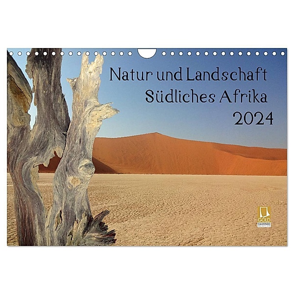 Natur und Landschaft. Südliches Afrika 2024 (Wandkalender 2024 DIN A4 quer), CALVENDO Monatskalender, Marlen Jürgens