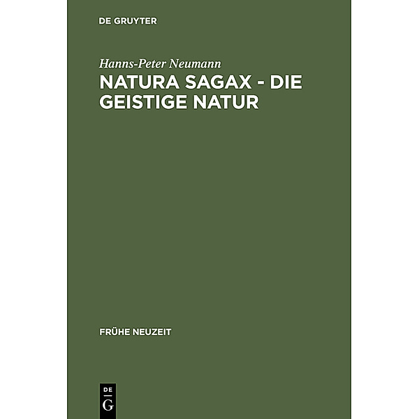 Natura sagax - Die geistige Natur, Hanns-Peter Neumann