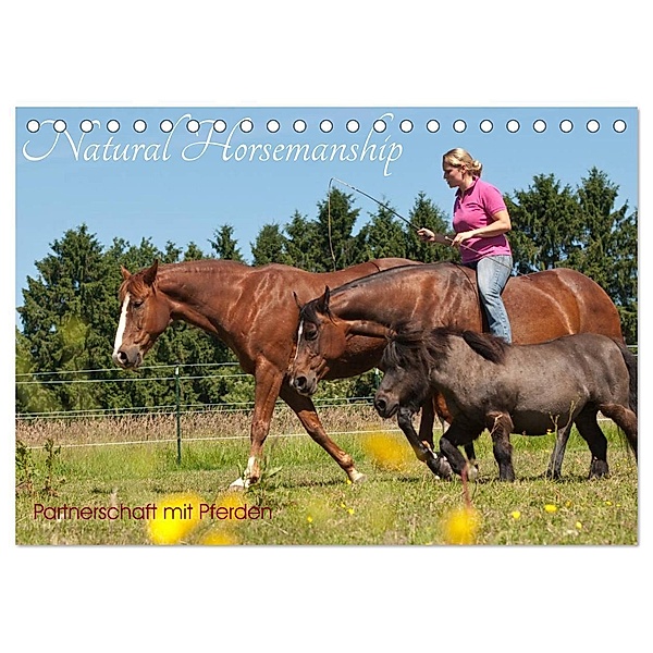 Natural Horsemanship - Partnerschaft mit Pferden (Tischkalender 2024 DIN A5 quer), CALVENDO Monatskalender, Meike Bölts