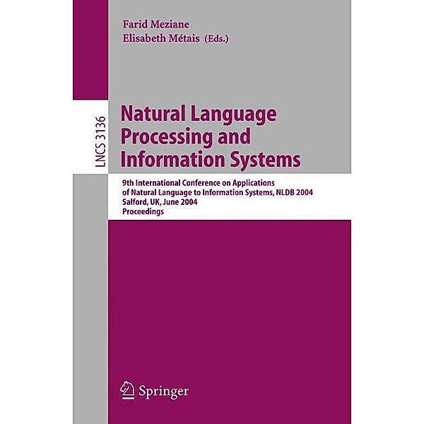 Natural Language Processing and Information Systems