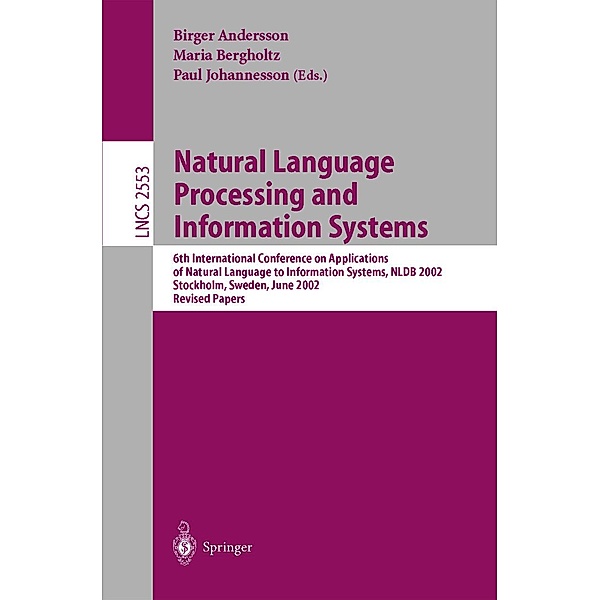 Natural Language Processing and Information Systems / Lecture Notes in Computer Science Bd.2553