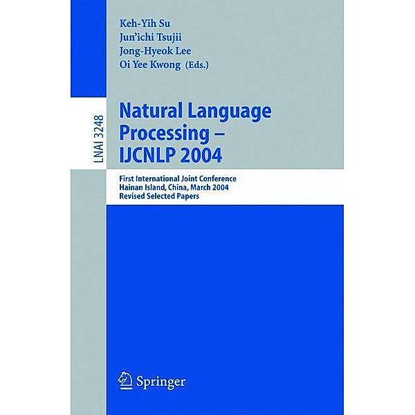 Natural Language Processing - IJCNLP 2004