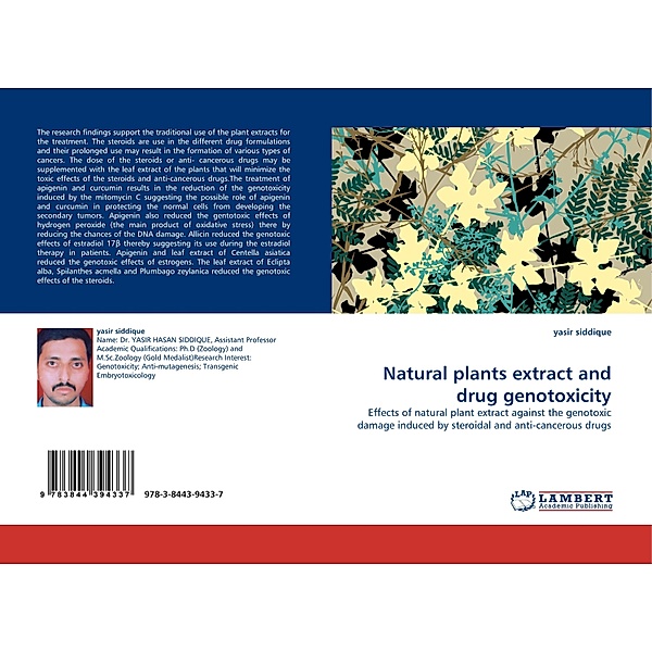 Natural plants extract and drug genotoxicity, yasir siddique