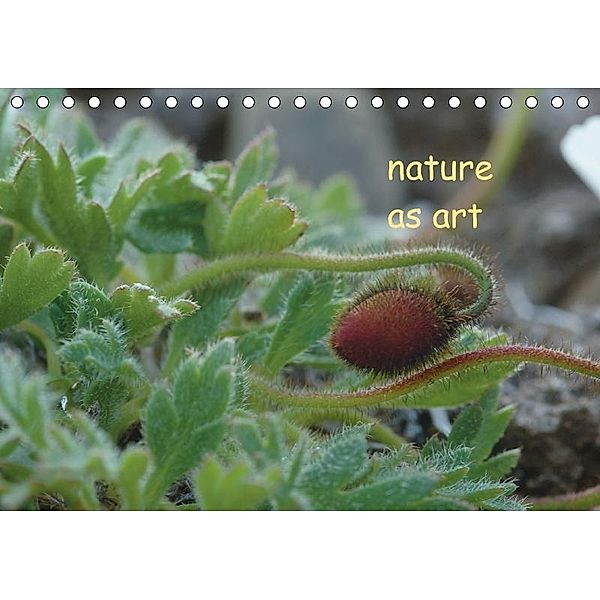 nature as art (Tischkalender 2017 DIN A5 quer), Zak