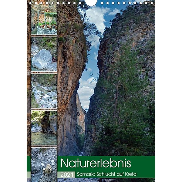 Naturerlebnis Samaria Schlucht auf Kreta (Wandkalender 2021 DIN A4 hoch), Claudia Kleemann