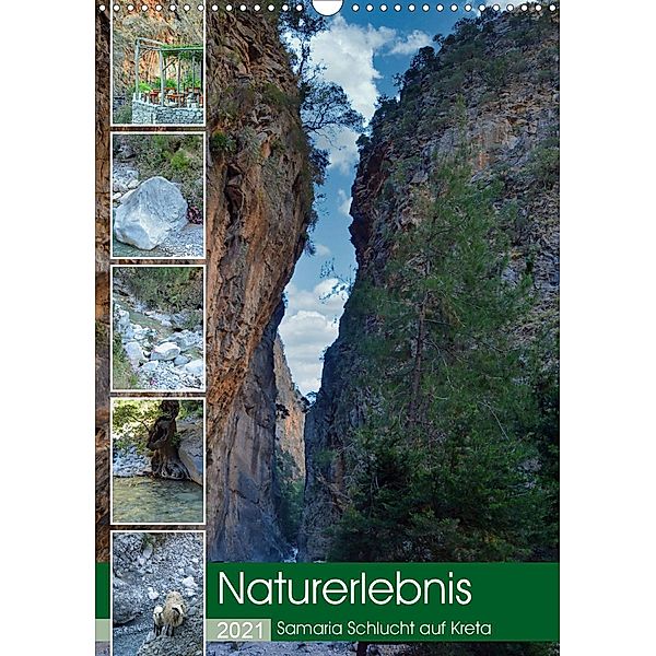 Naturerlebnis Samaria Schlucht auf Kreta (Wandkalender 2021 DIN A3 hoch), Claudia Kleemann