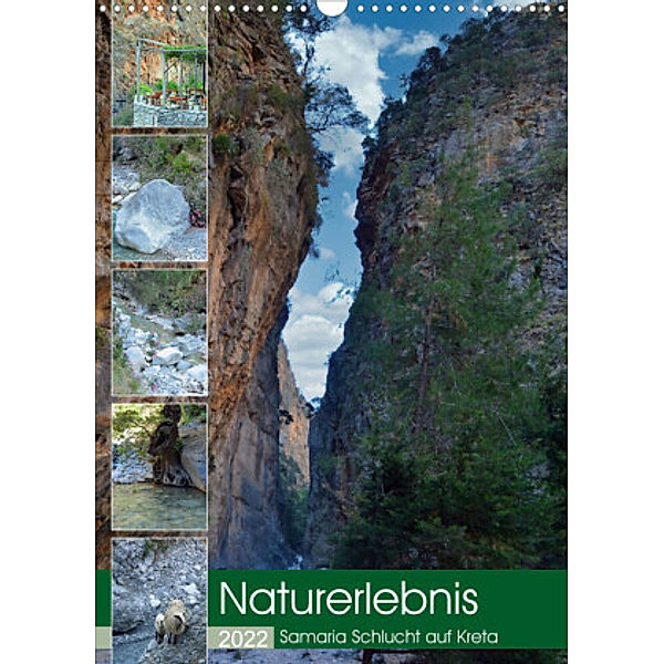 Naturerlebnis Samaria Schlucht auf Kreta (Wandkalender 2022 DIN A3 hoch), Claudia Kleemann