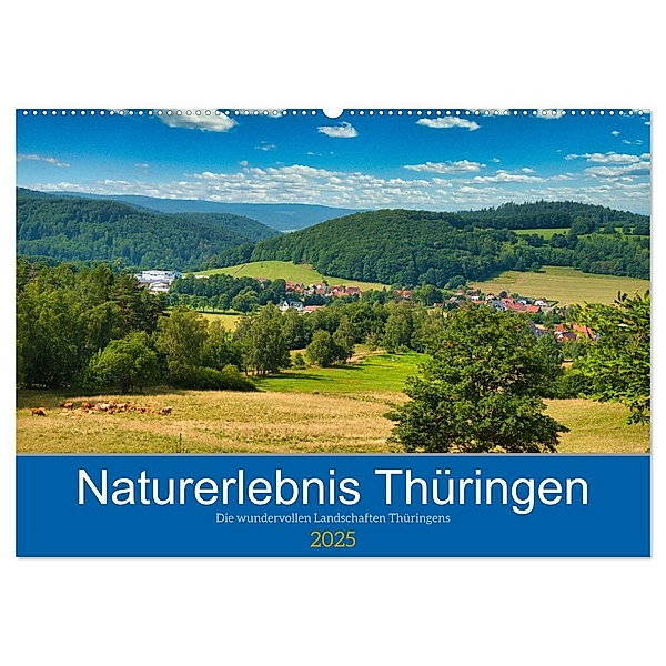 Naturerlebnis Thüringen (Wandkalender 2025 DIN A2 quer), CALVENDO Monatskalender, Calvendo, Tanja Voigt