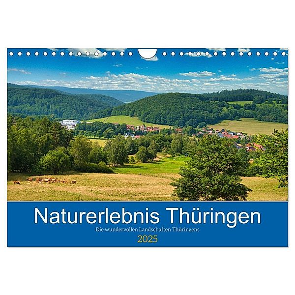 Naturerlebnis Thüringen (Wandkalender 2025 DIN A4 quer), CALVENDO Monatskalender, Calvendo, Tanja Voigt